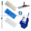 Mop-Set Putzeimer Cleanboy 15 L mit Presse blau im Set