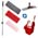 Zusatzbild Mop-Set Putzeimer Cleanboy 15 L mit Presse rot im Set