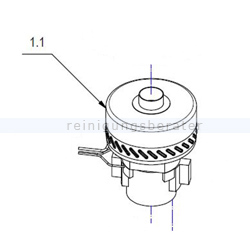 Motor Fimap Saugmotor 24V 310W H950