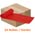 Zusatzbild Müllbeutel Abena Saekko Boy 60 L rot 10 Stück/Rolle Karton