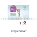 Müllbeutel Simplehuman code A, Pack mit 30 Stück, 4,5 L