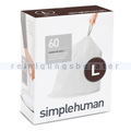Müllbeutel Simplehuman code L, 3 x Pack mit 20 Stück, 18 L