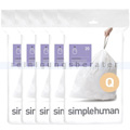 Müllbeutel Simplehuman code Q, 3x Pack mit 20 Stück, 50-65 L