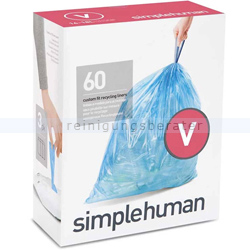 Müllbeutel Simplehuman code V, Pack mit 20 Stück, 16-18 L