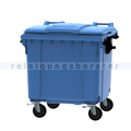 Müllcontainer fahrbarer Container 1100 L blau