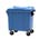 Zusatzbild Müllcontainer fahrbarer Container 1100 L blau