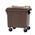 Zusatzbild Müllcontainer fahrbarer Container 1100 L braun