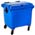 Zusatzbild Müllcontainer Orgavente CONTIVIA 4 mobil blau 1100 L