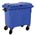 Zusatzbild Müllcontainer Orgavente CONTIVIA 4 mobil blau 660 L