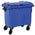 Zusatzbild Müllcontainer Orgavente CONTIVIA 4 mobil blau 770 L