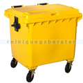 Müllcontainer Orgavente CONTIVIA 4 mobil gelb 1100 L