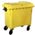 Zusatzbild Müllcontainer Orgavente CONTIVIA 4 mobil gelb 770 L