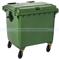 Müllcontainer Orgavente CONTIVIA 4 mobil grün 1100 L
