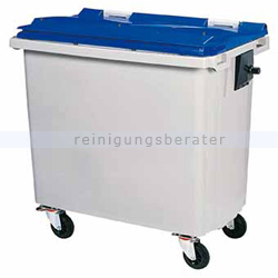 Müllcontainer Rossignol Korok 660 L Kunststoff blau/grau