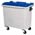 Zusatzbild Müllcontainer Rossignol Korok 660 L Kunststoff blau/grau