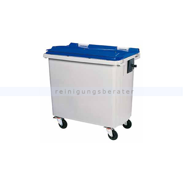Müllcontainer Rossignol Korok 660 L Kunststoff blau/grau