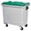 Zusatzbild Müllcontainer Rossignol Korok 660 L Kunststoff grau/grün