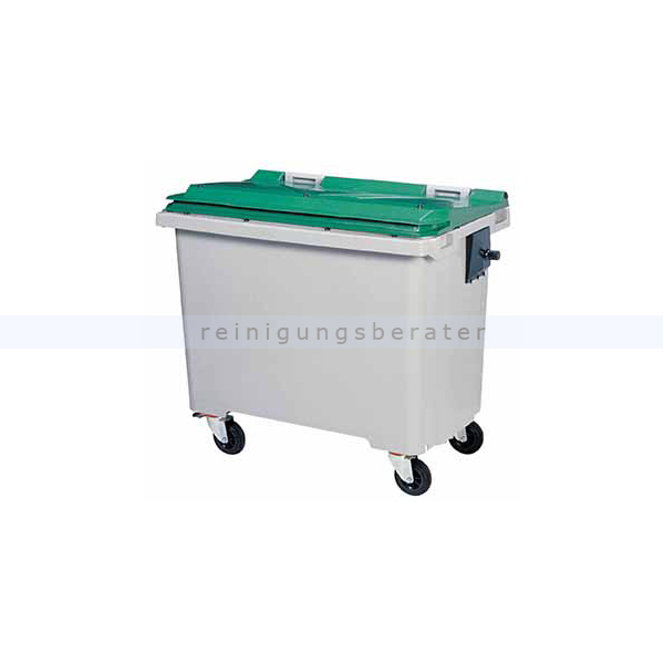 Müllcontainer Rossignol Korok 770 L Kunststoff grau/grün