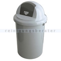 Mülleimer Abfallbehälter aus Kunststoff 90 L Grau