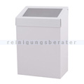 Mülleimer Abfallbehälter Basic Bin Metall 20 L weiß