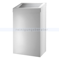 Mülleimer Abfallbehälter Basic Bin Metall 50 L weiß