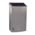 Zusatzbild Mülleimer Abfallbehälter Edelstahl 56 L offen