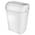 Zusatzbild Mülleimer Abfallbehälter Kunststoff 43 L weiß halb offen