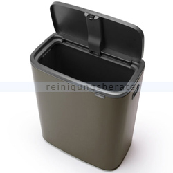 Mülleimer Brabantia Bo Touch Bin Müllbehälter 60 L platin