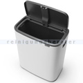 Mülleimer Brabantia Bo Touch Bin Müllbehälter 60 L weiß