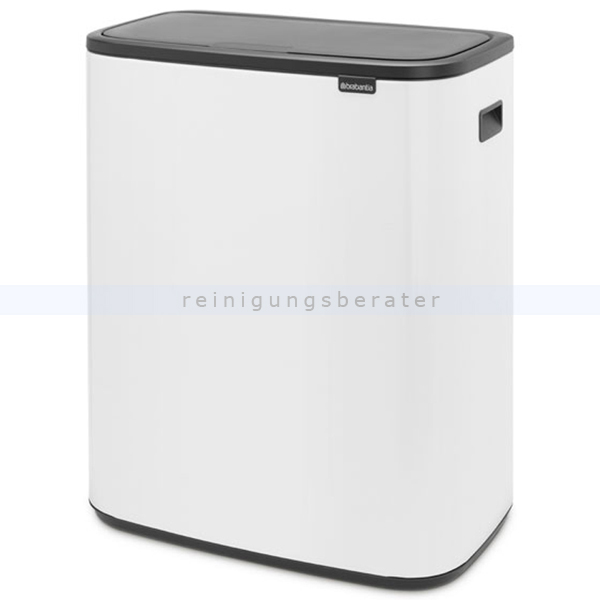 Mülleimer Brabantia Bo Touch Bin Müllbehälter 60 L weiß