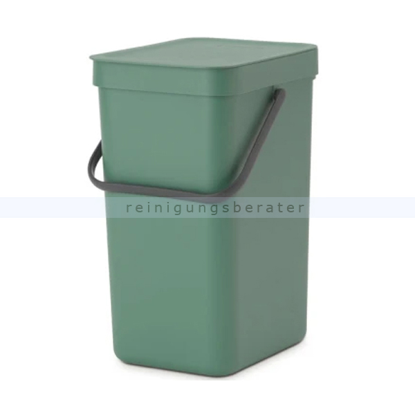 Mülleimer Brabantia Sort & Go Bio Abfalleimer 12 L Fir green