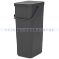 Mülleimer Brabantia Sort & Go Bio Abfalleimer 40 L grau