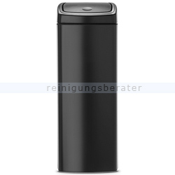 Mülleimer Brabantia Touch Bin eckig 24 L schwarz
