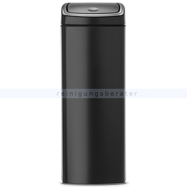 Mülleimer Brabantia Touch Bin eckig 24 L schwarz