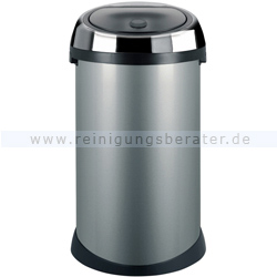 Mülleimer Brabantia Touch Bin grau-edelstahl 50 L