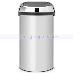 Mülleimer Brabantia Touch Bin rund 60 L grau