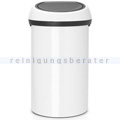 Mülleimer Brabantia Touch Bin rund 60 L weiß