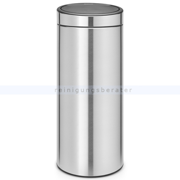 Mülleimer Brabantia Touch New Bin 30 L matt Edelstahl