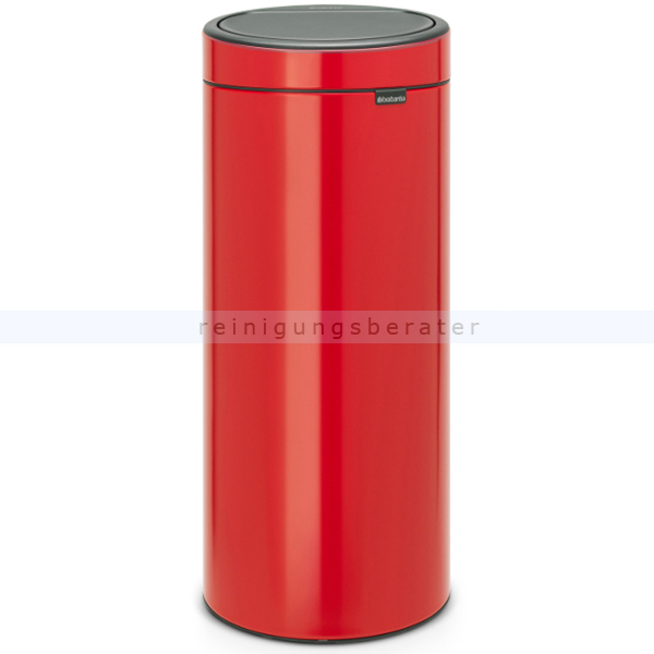 Mülleimer Brabantia Touch New Bin 30 L rot