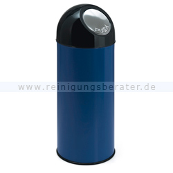 Mülleimer Bulletbin 40 L blau-schwarz mit Inneneimer
