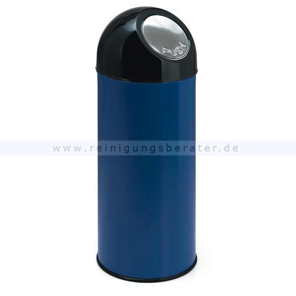 Mülleimer Bulletbin 40 L blau-schwarz mit Inneneimer