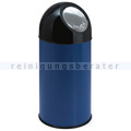Mülleimer Bulletbin 40 L blau-schwarz ohne Inneneimer
