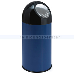 Mülleimer Bulletbin 40 L blau-schwarz ohne Inneneimer