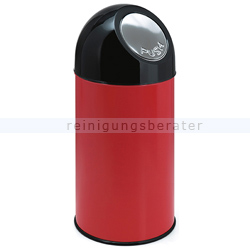 Mülleimer Bulletbin 40 L rot-schwarz