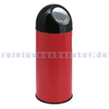 Mülleimer Bulletbin 40 L rot-schwarz