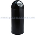 Mülleimer Bulletbin 55 L metallic-schwarz