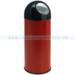 Mülleimer Bulletbin 55 L rot-schwarz