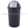 Mülleimer Bulletbin Push blau-grau 50 L