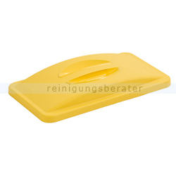 Mülleimer Deckel Rubbermaid gelb für Slim Jim 60 und 87 L