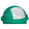 Mülleimer Deckel VAR Kopfteil für Pushbin 50 L grün